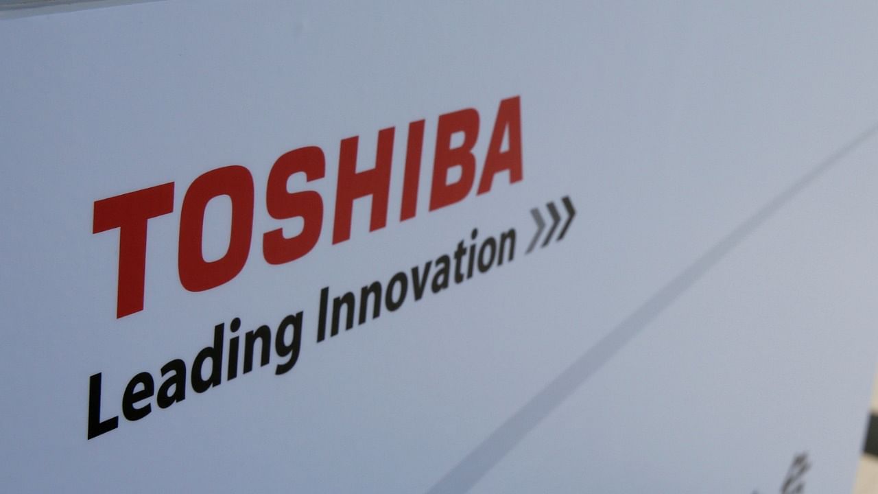 The logo of Toshiba is seen. Credit: Reuters File Photo