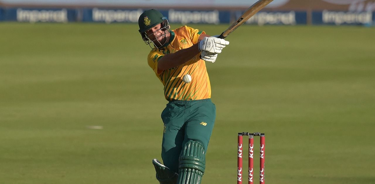 Aiden Markram led an aggressive South African reply. Credit: AFP Photo