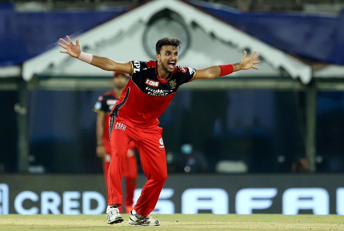 Harshal Patel of Royal Challengers Bangalore. Credit: PTI file photo. 