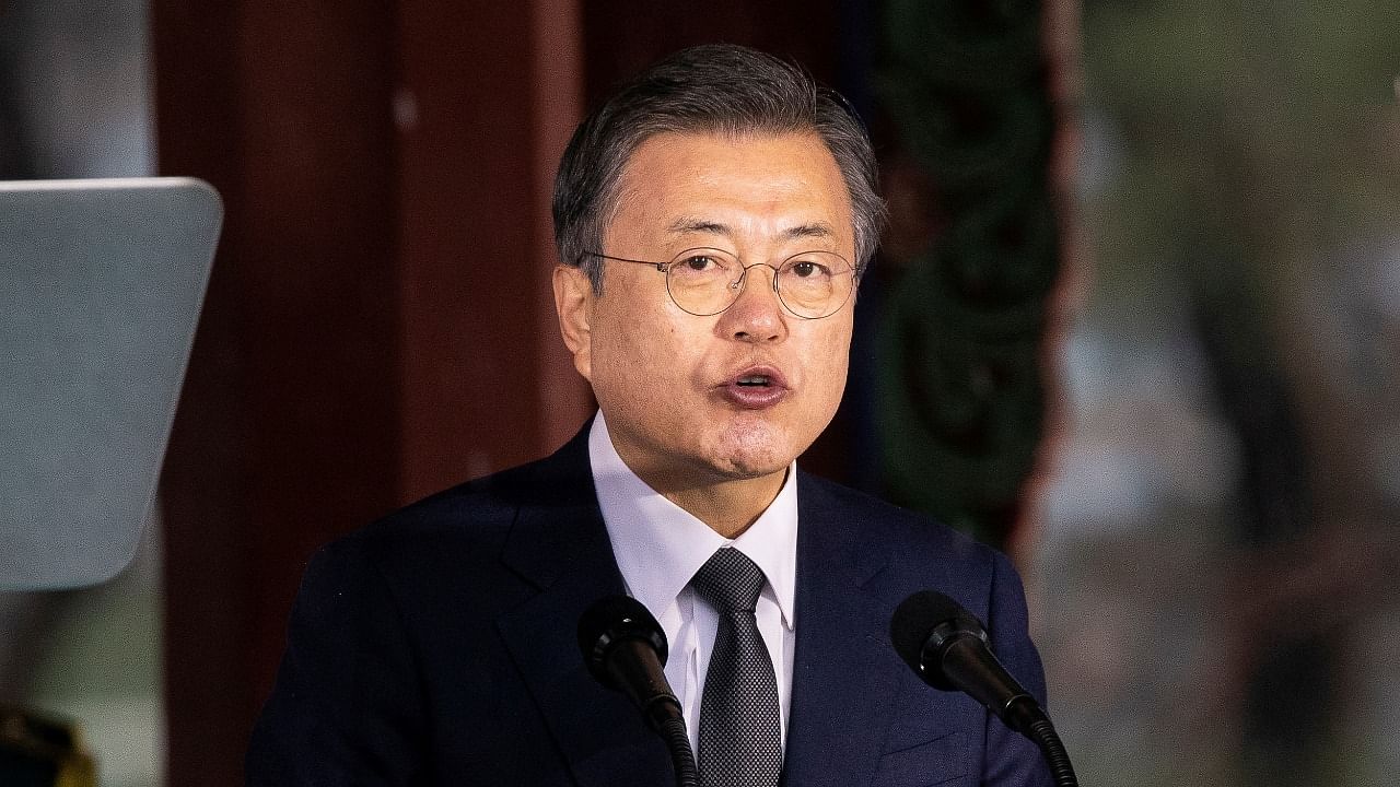 South Korean President Moon Jae-in. Credit: Reuters File Photo