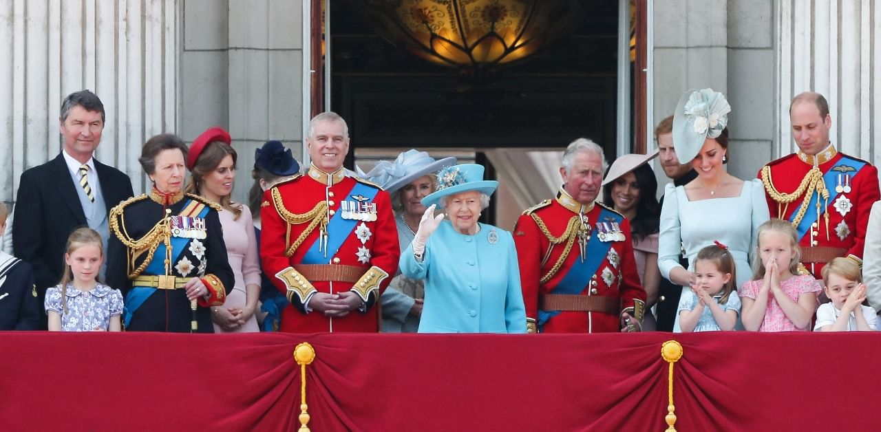 File photo of the Royal family. Credit: AFP Photo