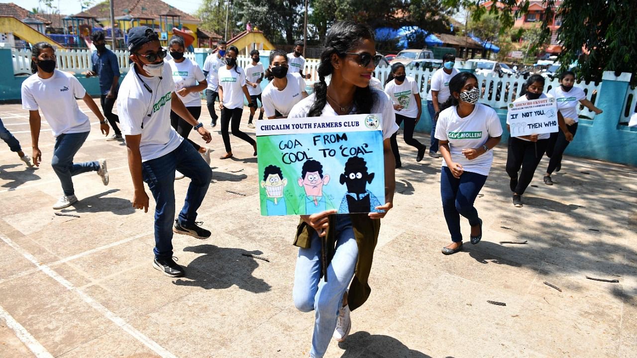 Environmental activist Neola Sybil Pereira. Credit: AFP Photo