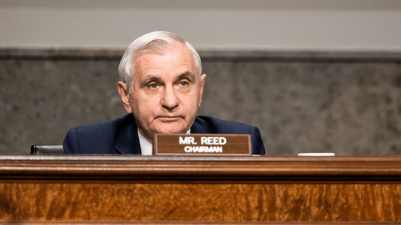 Chairman of Senate Armed Services Committee, Senator Jack Reed. Credit: Reuters photo. 