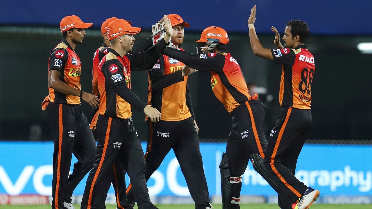 Chasing has been Sunrisers' achilles' heel during the first two matches. Credit: PTI Photo