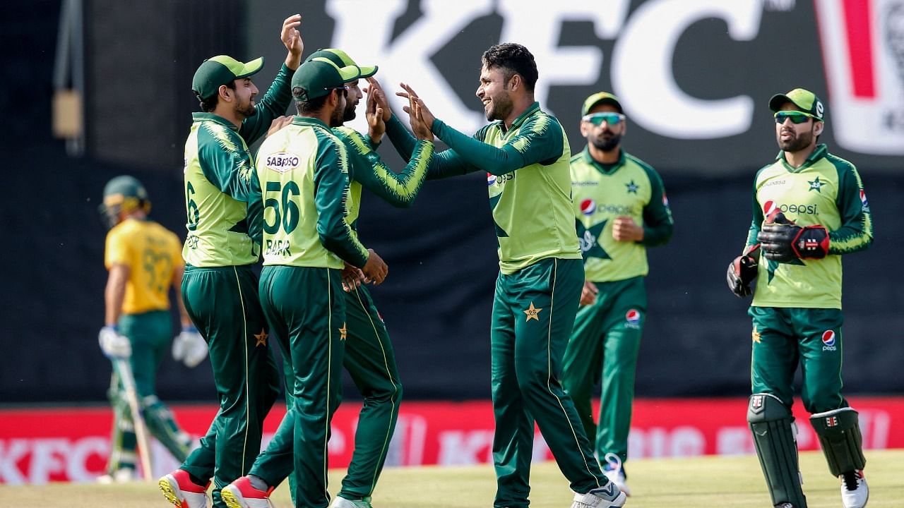 Pakistan cricket team players have been assured of an Indian visa for the ICC T20 world cup. Credit: AFP Photo