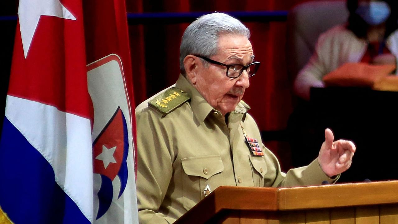 Cuban First Secretary of the Communist Party Raul Castro. Credit: AFP Photo/ACN