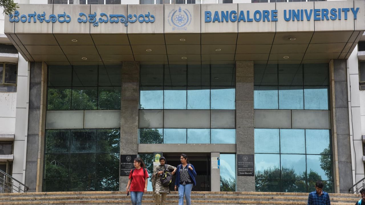 Bangalore University. Credit: DH PHOTO/S K Dinesh