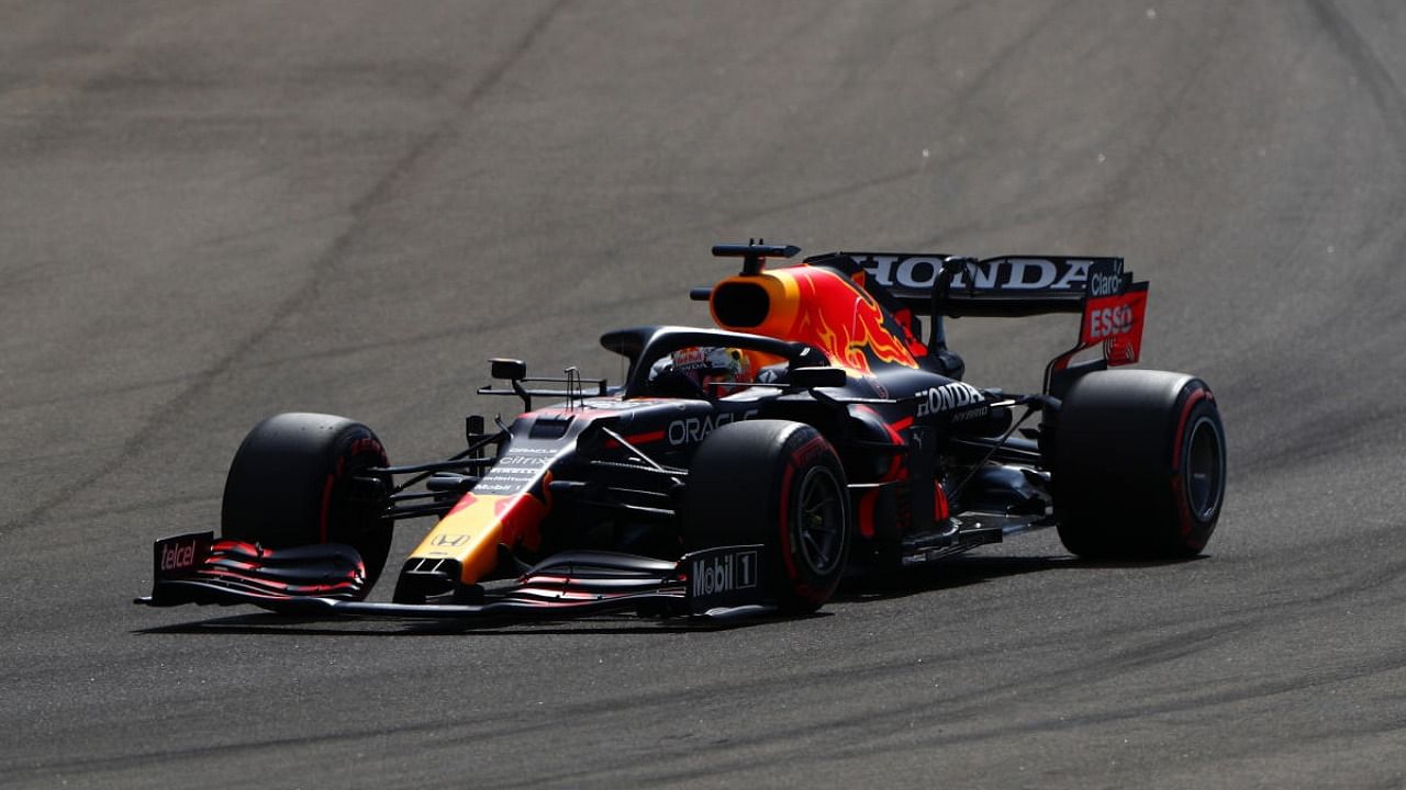 Red Bull's Max Verstappen in action during qualifying. Credit: Reuters Photo