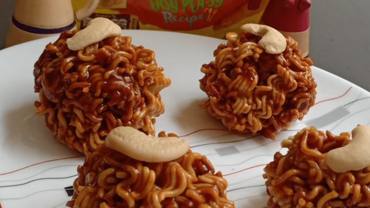 Maggi Laddu. Credits: twitter/@Sonia177sweet