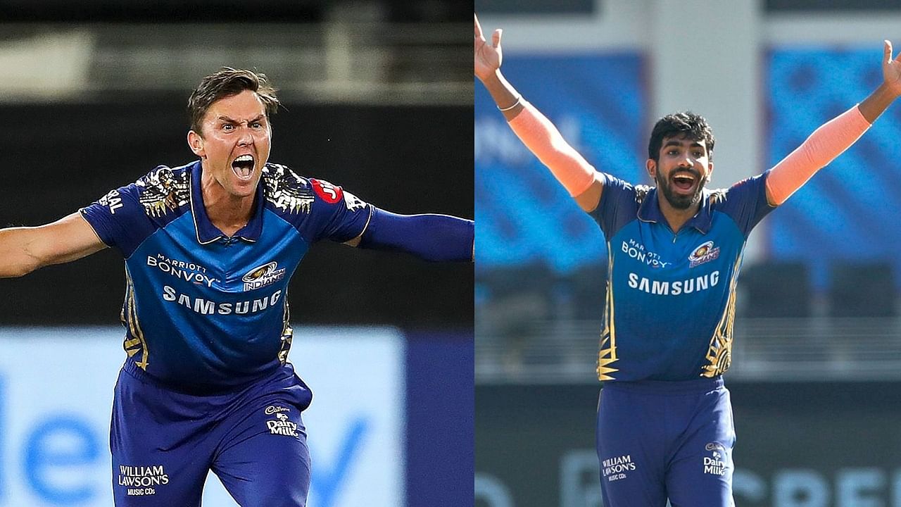 Trent Boult (L), Jasprit Bumrah (R). Credit: PTI File Photo