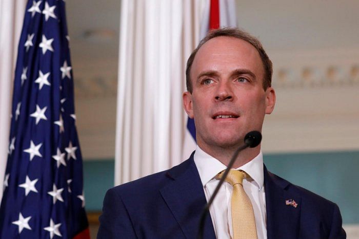 UK foreign minister Dominic Raab. Credit: Reuters Photo
