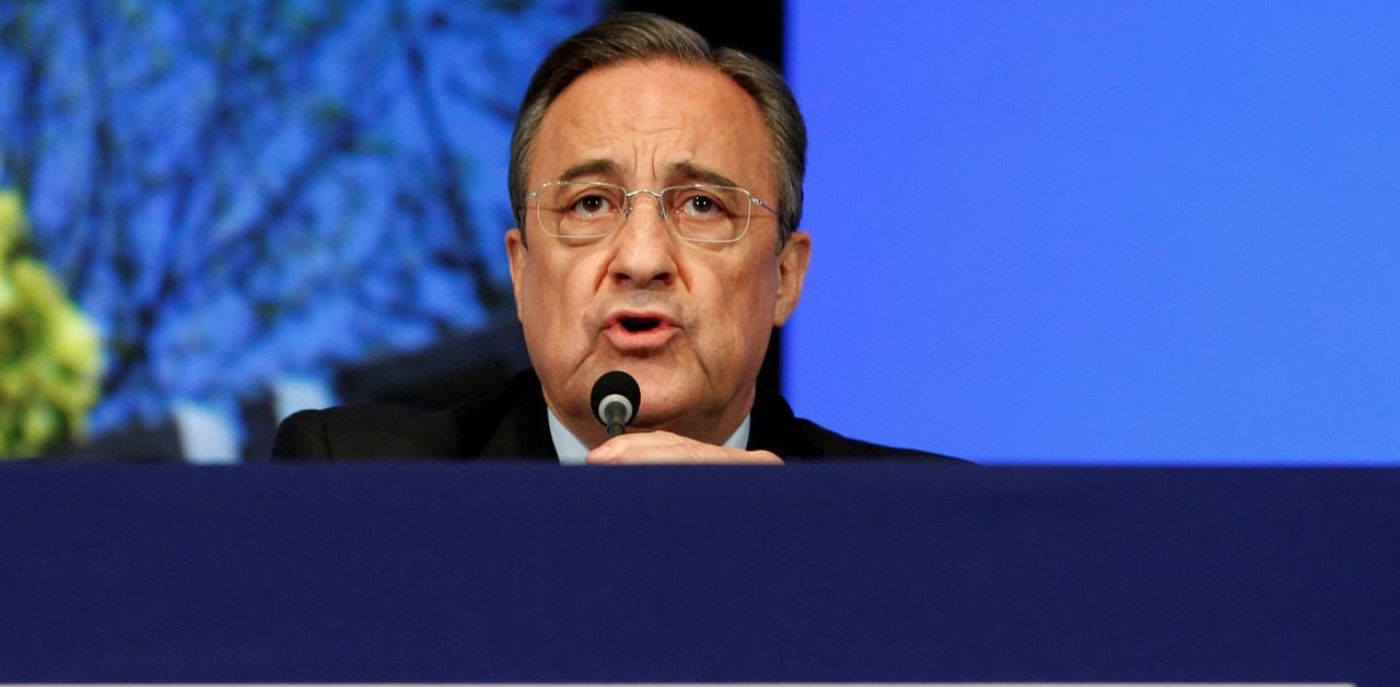 Real Madrid president Florentino Perez will chair the new league. Credit: Reuters Photo