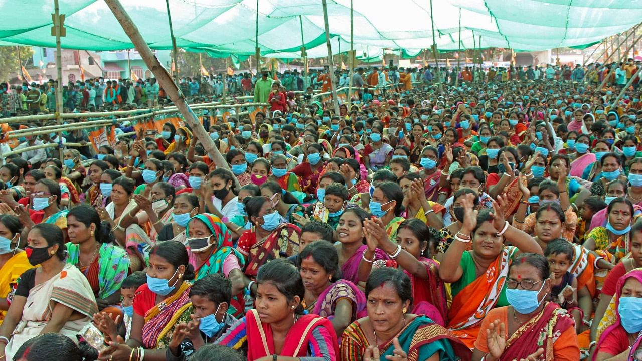 BJP election campaign in Birbhum. Credit: PTI Photo