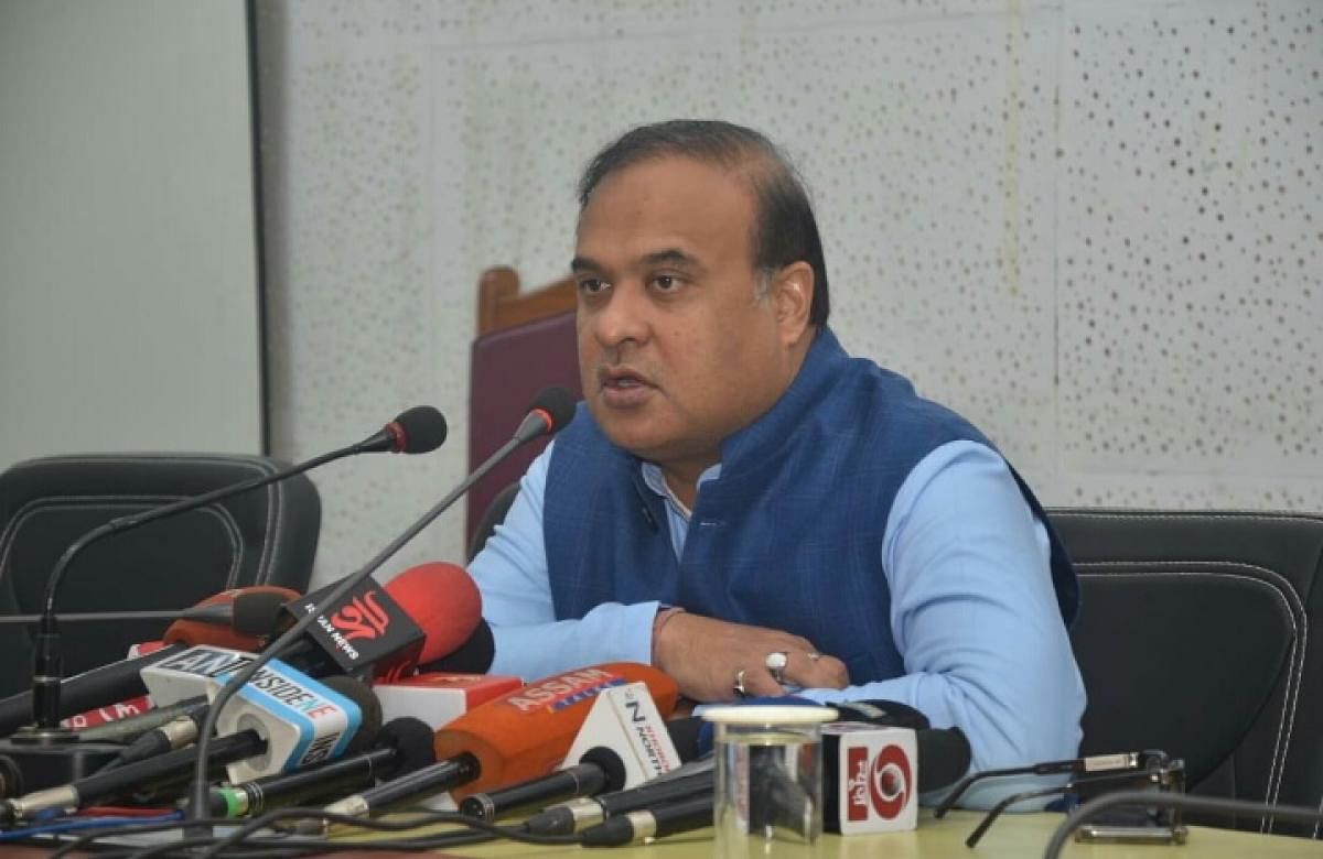 Himanta Biswa Sarma. Credit: DH photo.