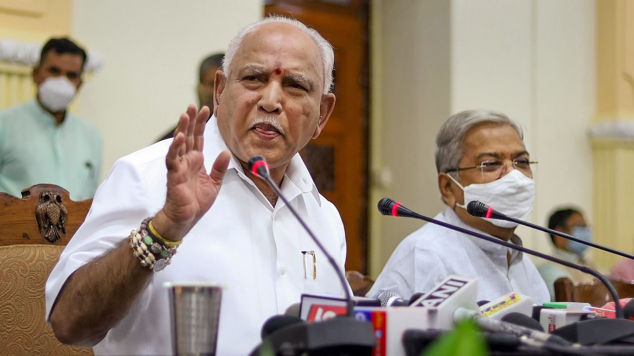 Karnataka Chief Minister B S Yediyurappa. Credit: PTI File Photo