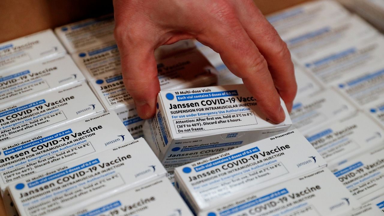 Johnson & Johnson's Covid-19 vaccines. Credit: Reuters File Photo