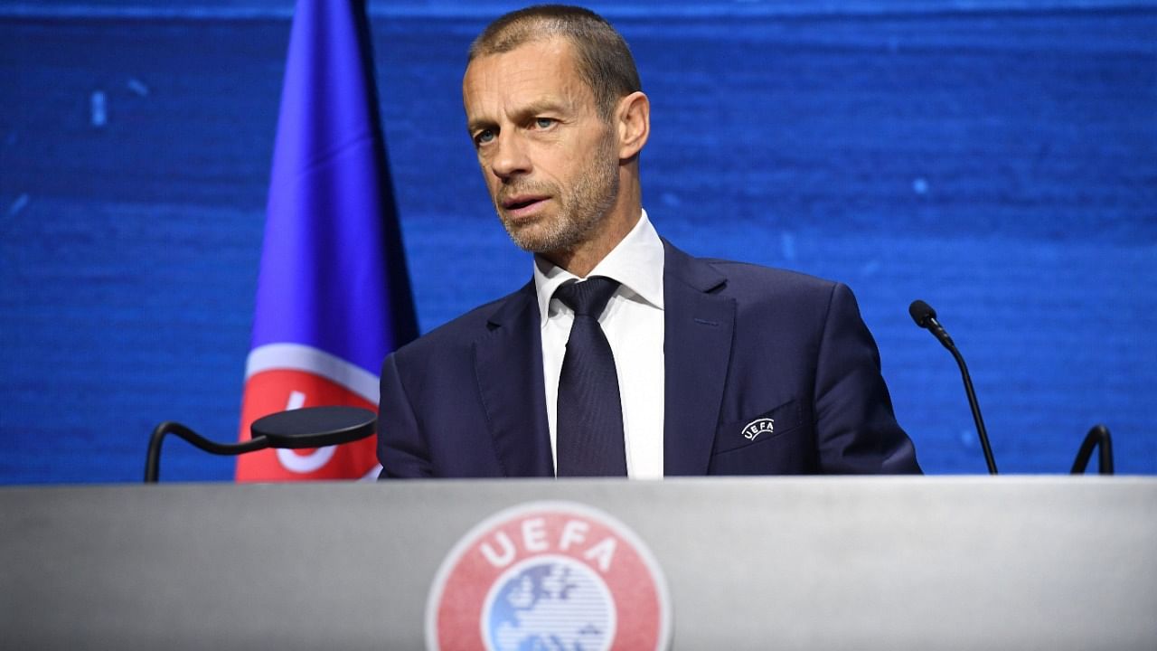 UEFA president Aleksander Ceferin. Credit: Reuters File Photo