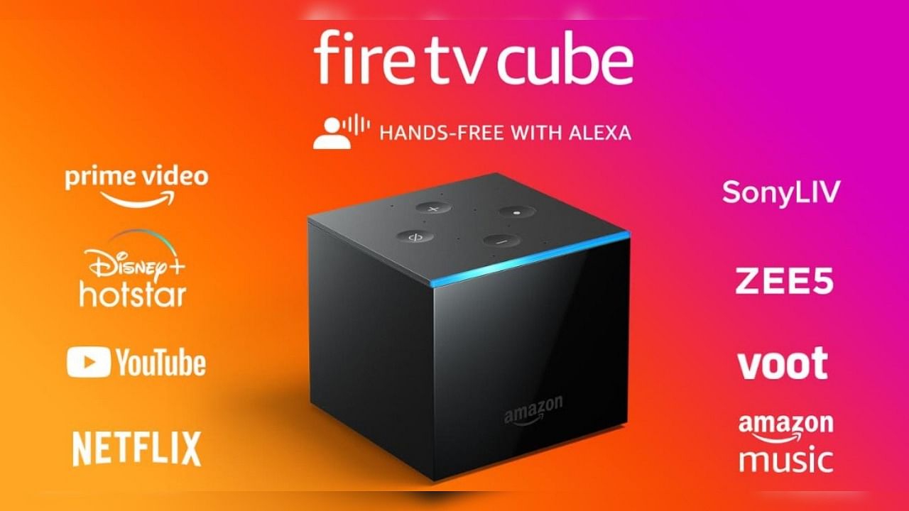The new Fire TV Cube launched in India. Credit: Amazon