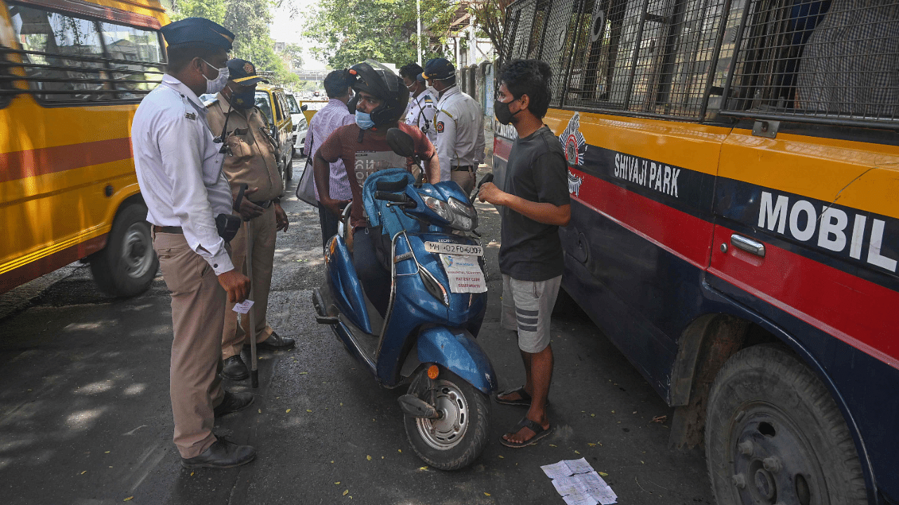 Mumbai Police. Credits: AFP