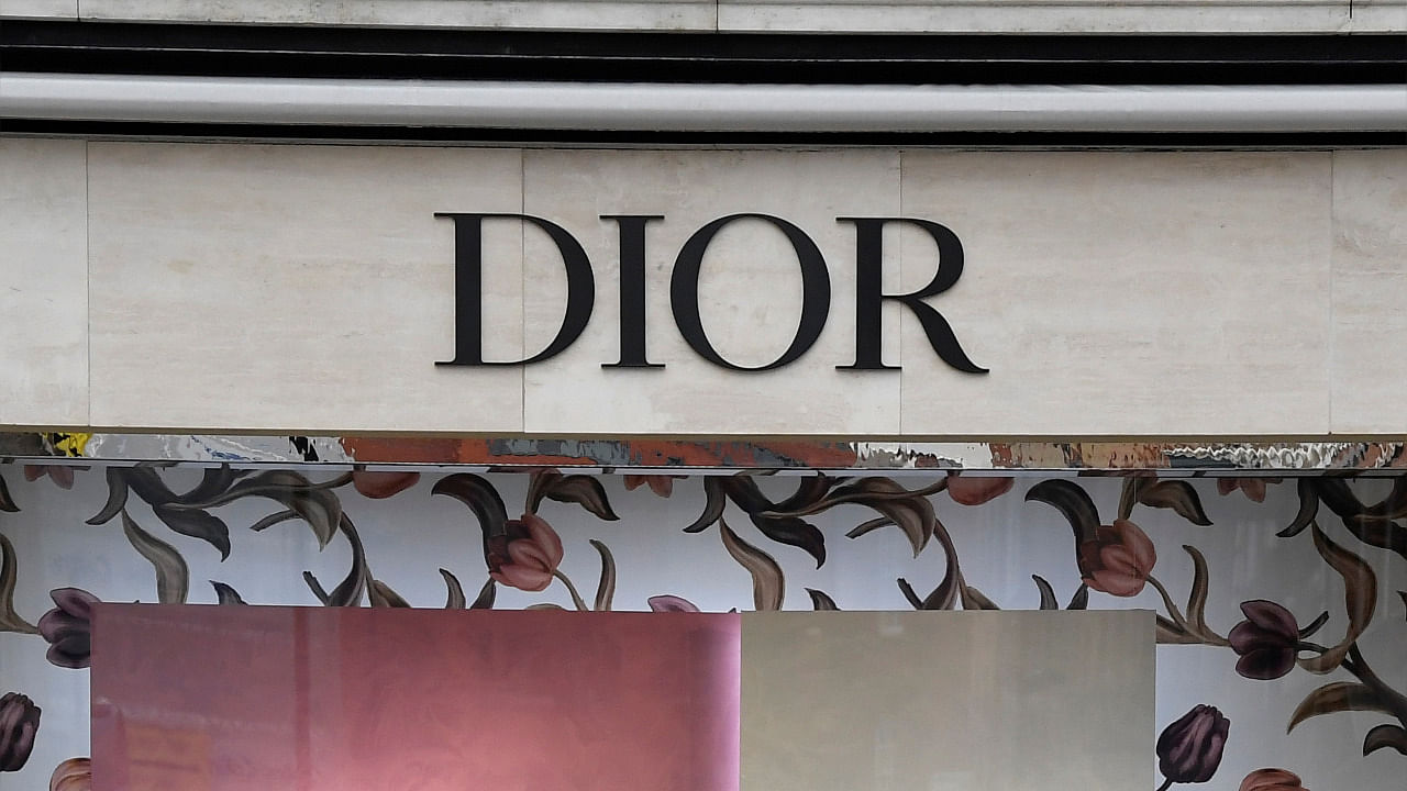 Dior logo at a storefront. Credit: Reuters File Photo