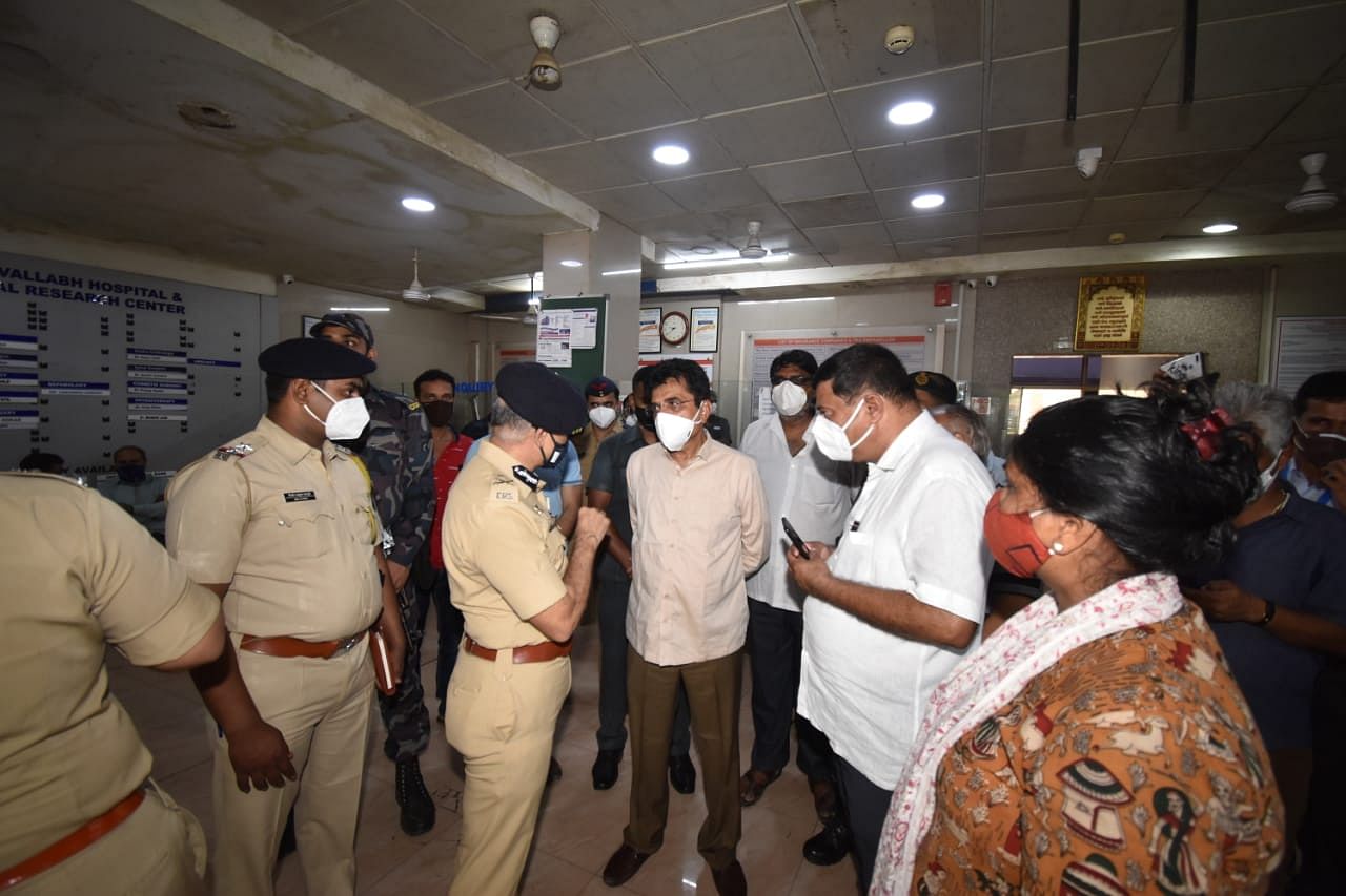 Thirteen coronavirus patients died in the blaze at Vijay Vallabh Hospital in Virar. Credit: Special Arrangement