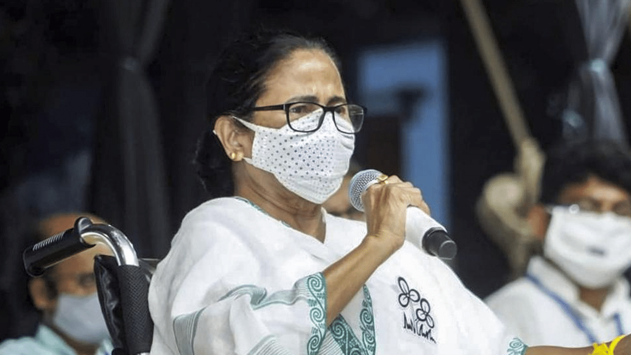  The Trinamool Congress supremo also asked why Modi was providing meagre quantities of vaccines and medicines to the state if he claims to love Bengal. Credit: PTI Photo