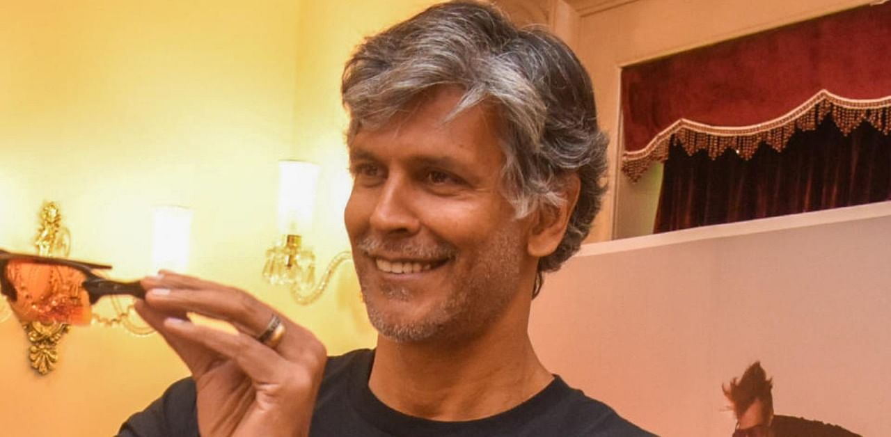 Actor-model Milind Soman. Credit: DH Photo