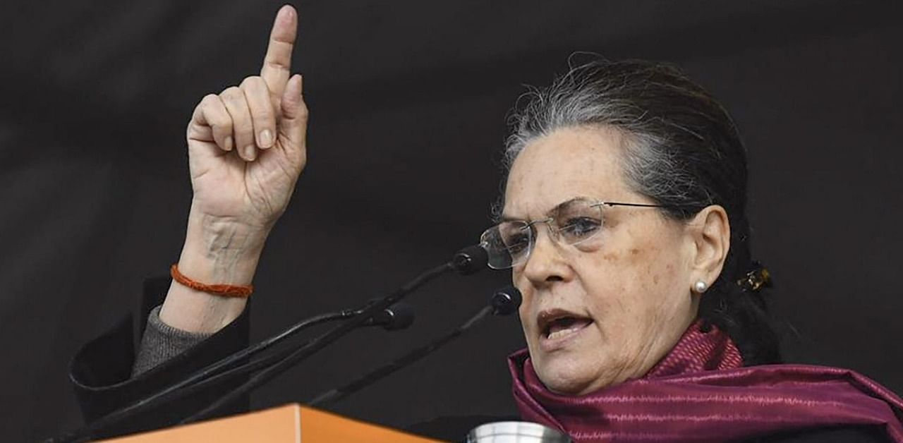 Congress President Sonia Gandhi. Credit: PTI file photo