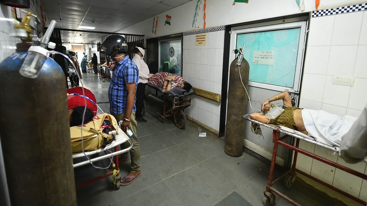 (Representative Image) The hospital was facing issues with oxygen supplies from a plant in Hisar. Credit: PTI Photo