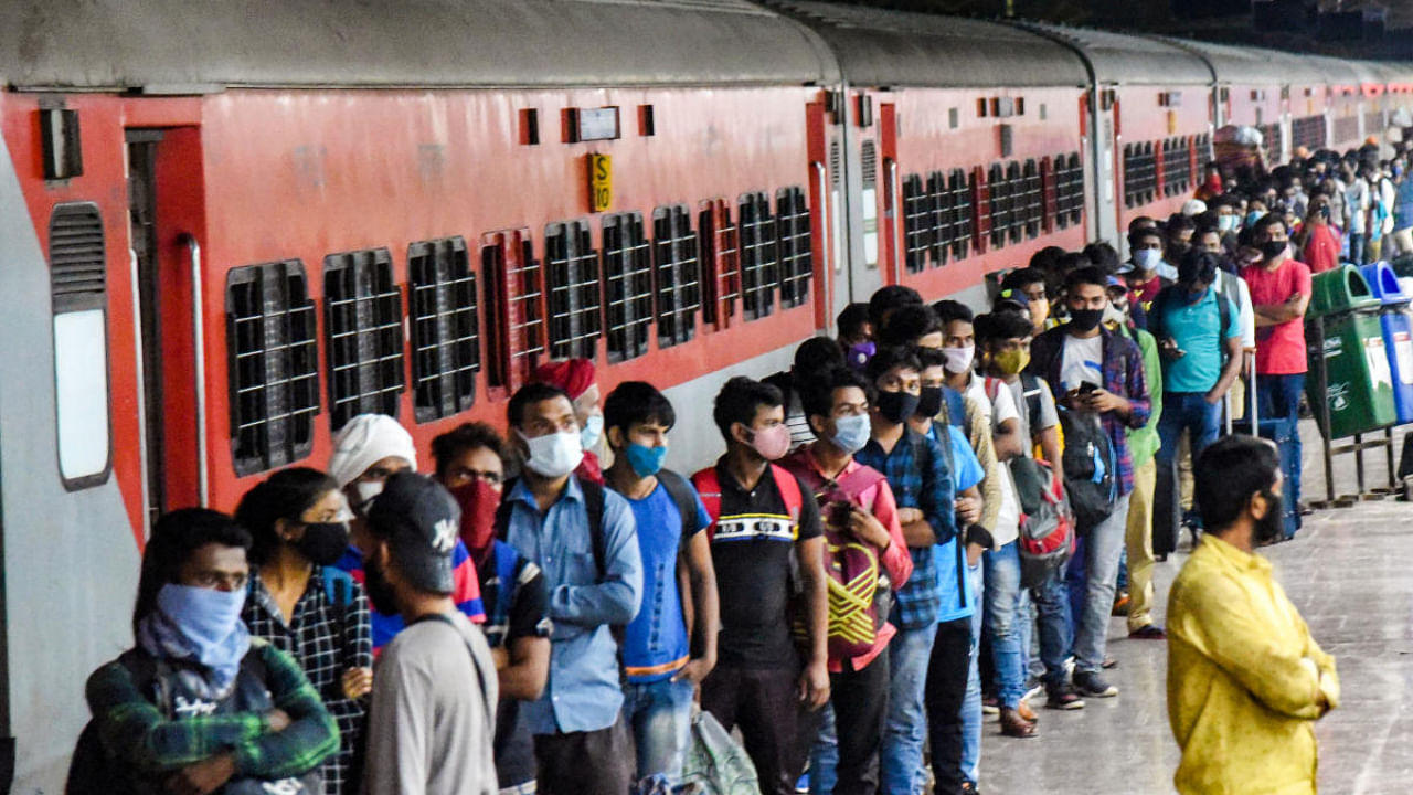 The Railways is also operating around 330 summer special trains to clear the rush. Credit: PTI photo.