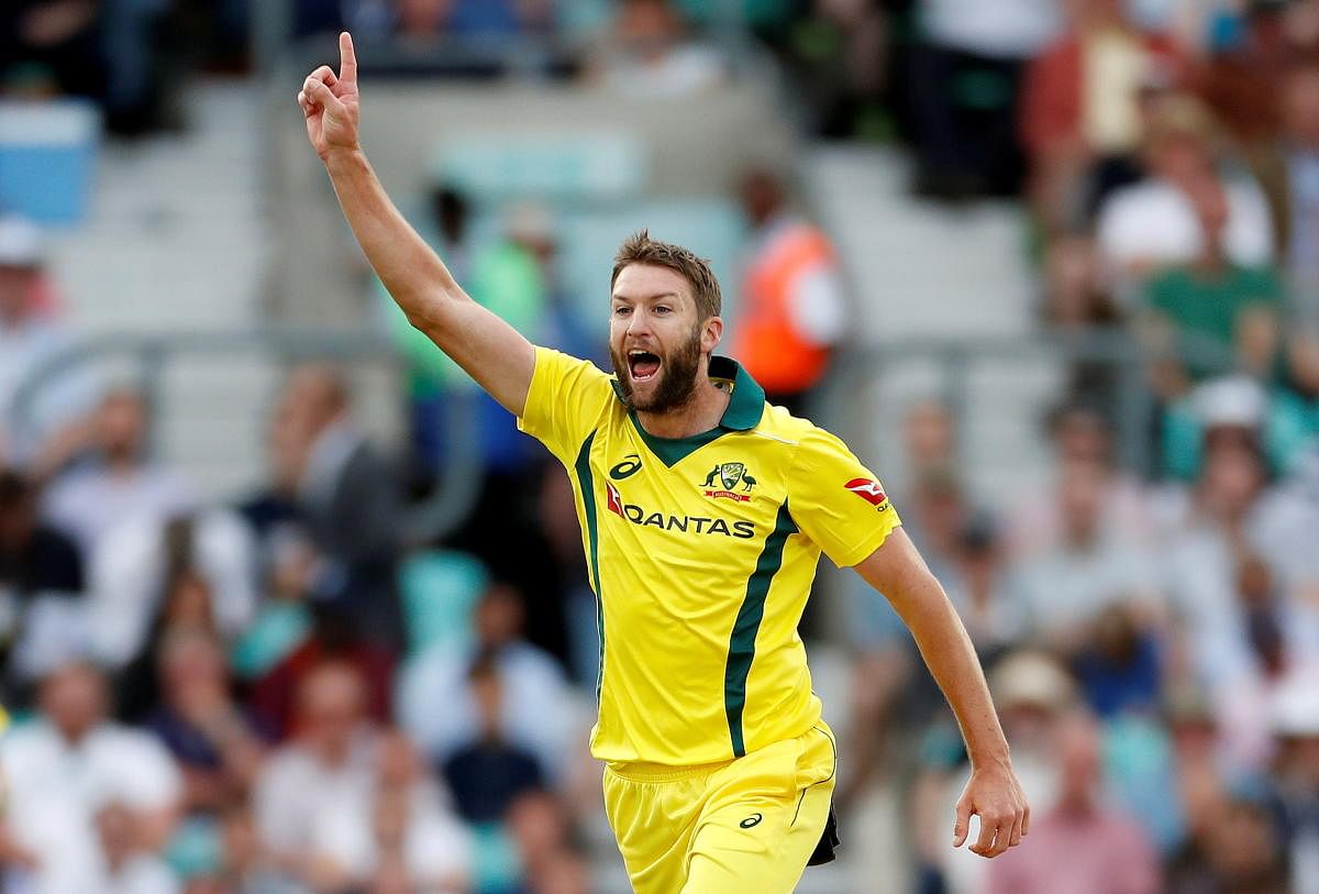 Andrew Tye. Credit: Reuters photo.