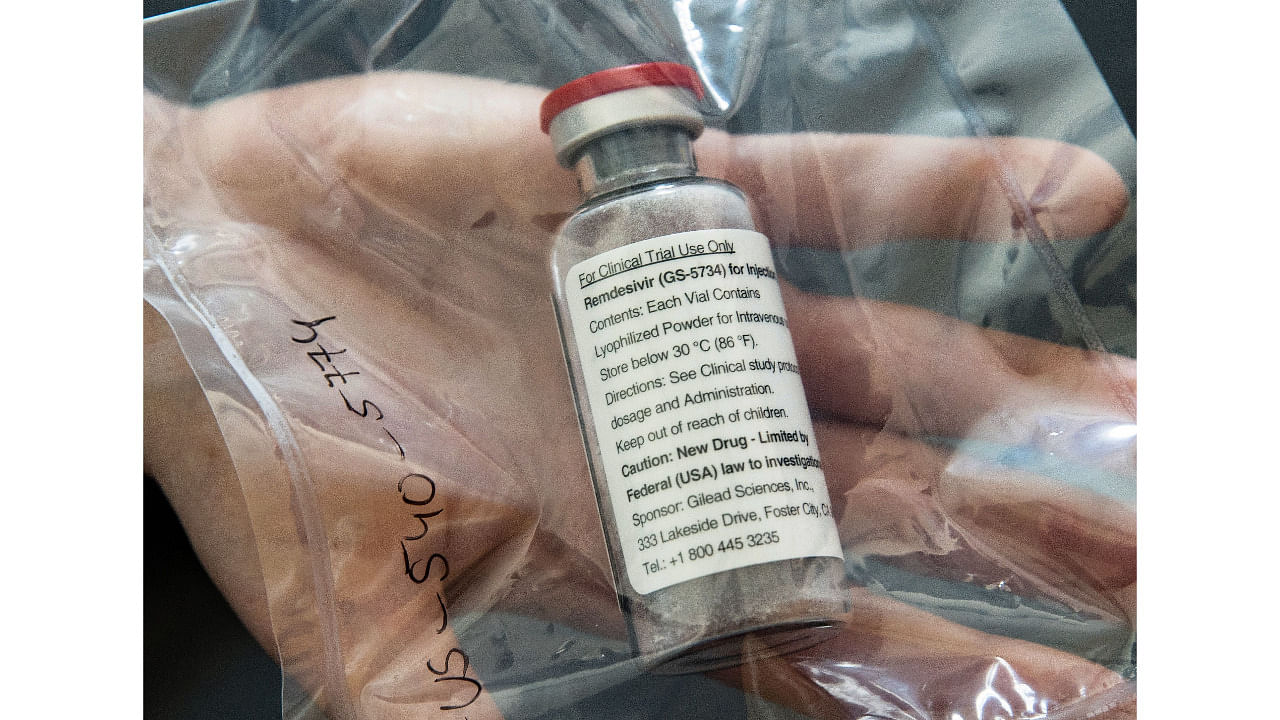 In addition to providing support to its licensees to expand their local manufacturing capacity, Gilead will also donate at least 450,000 vials of Veklury (Remdesivir) to help address the immediate needs of Indian patients. Credit: AFP Photo.