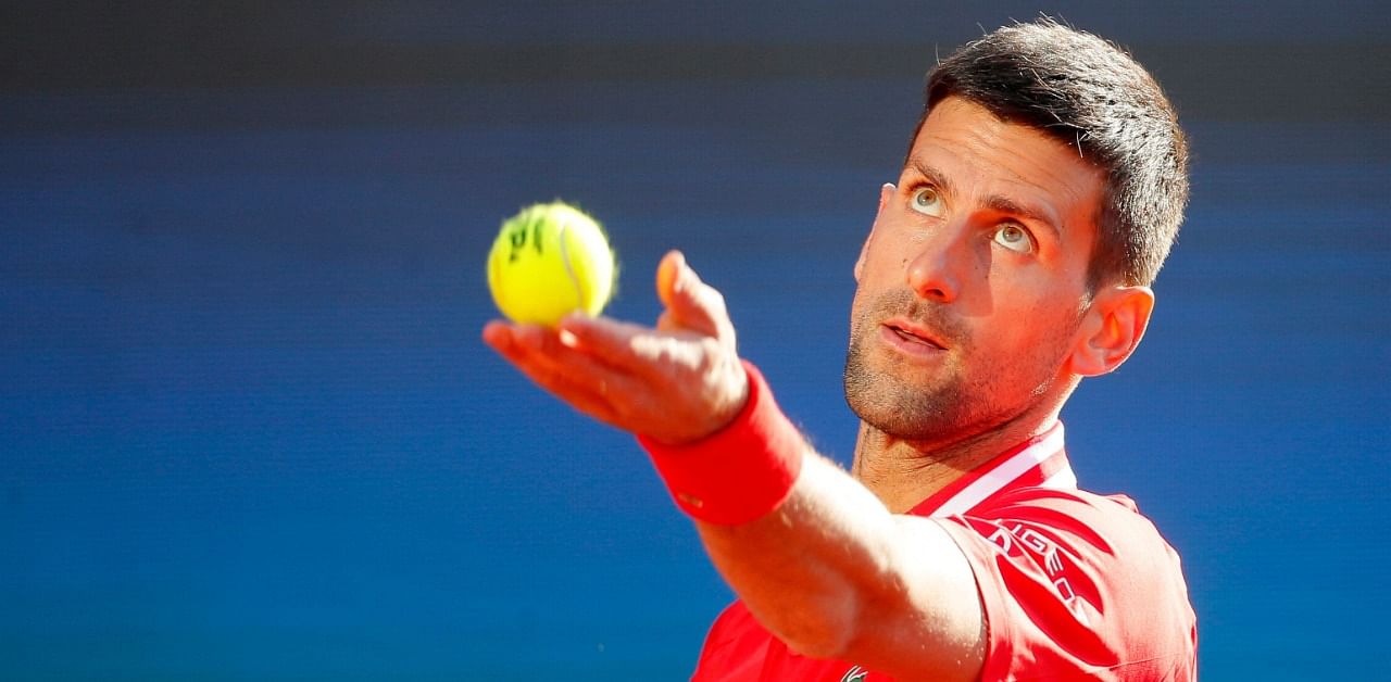 Djokovic is still expected to feature at next month's Rome Masters and Belgrade Open. Credit: Reuters Photo