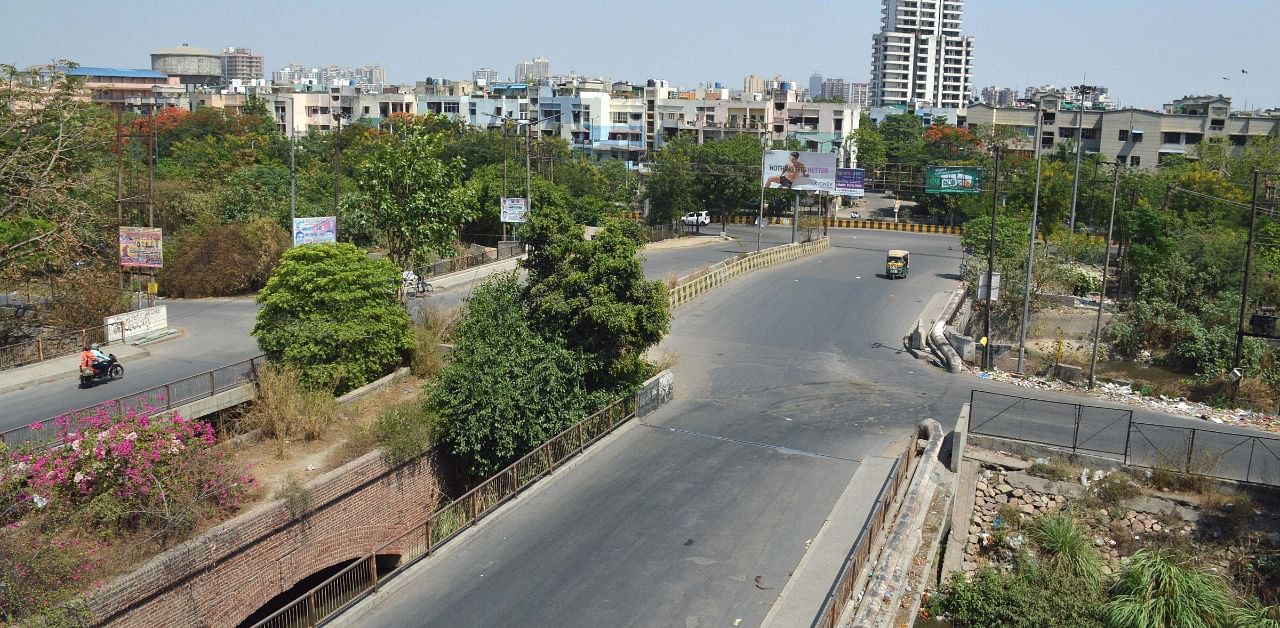 Lockdown in Ghaziabad. Credit: PTI Photo