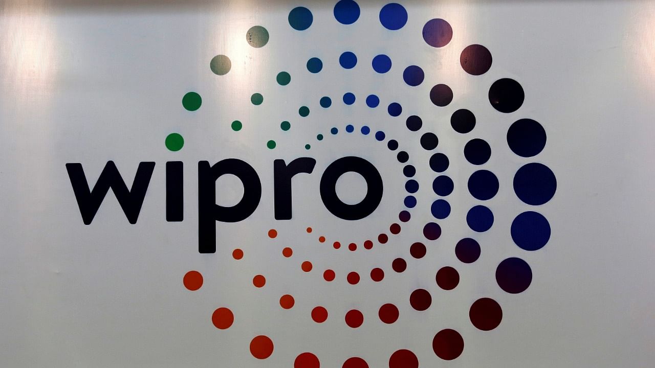 The logo of Wipro is seen inside the company's headquarters in Bengaluru. Credit: Reuters File Photo