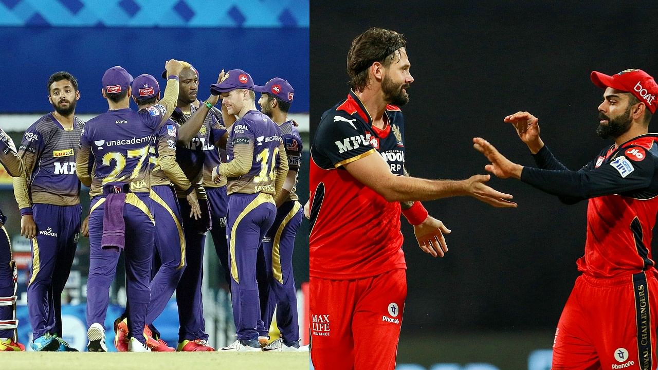 Star-studded Royal Challengers Bangalore would look to get their mojo back when they face struggling Kolkata Knight Riders. Credit: PTI Photos
