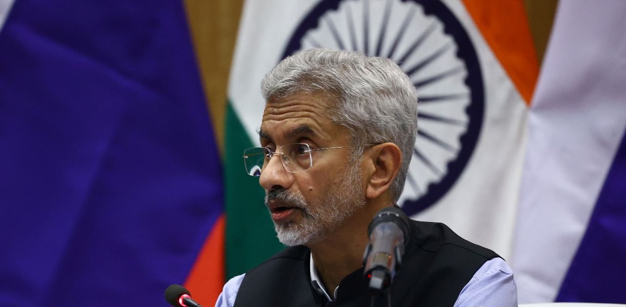 A bilateral meeting between Raab and Jaishankar (pictured) is scheduled for Thursday. Credit: Reuters Photo