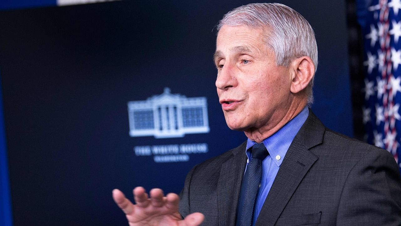 US National Institute of Allergy and Infectious Diseases Anthony Fauci. Credit: AFP Photo