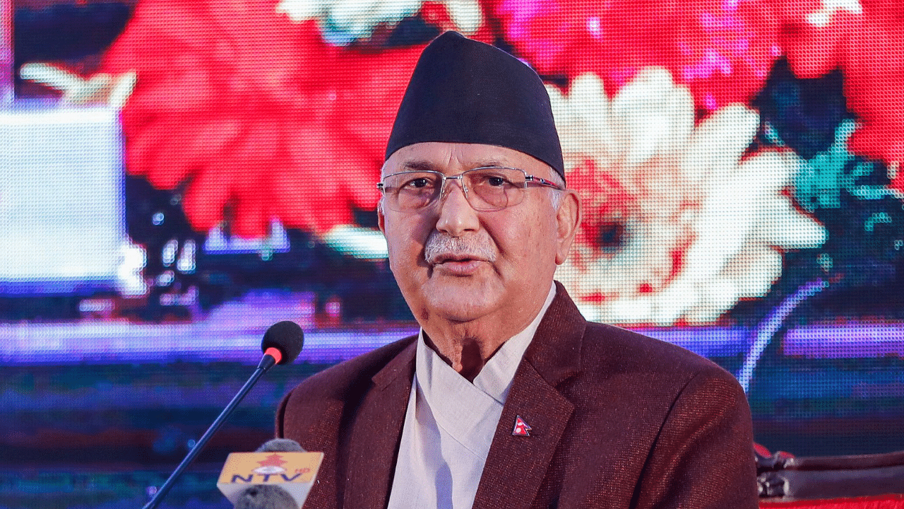 Nepal Prime Minister K P Sharma Oli. Credit: Twitter/@kpsharmaoli