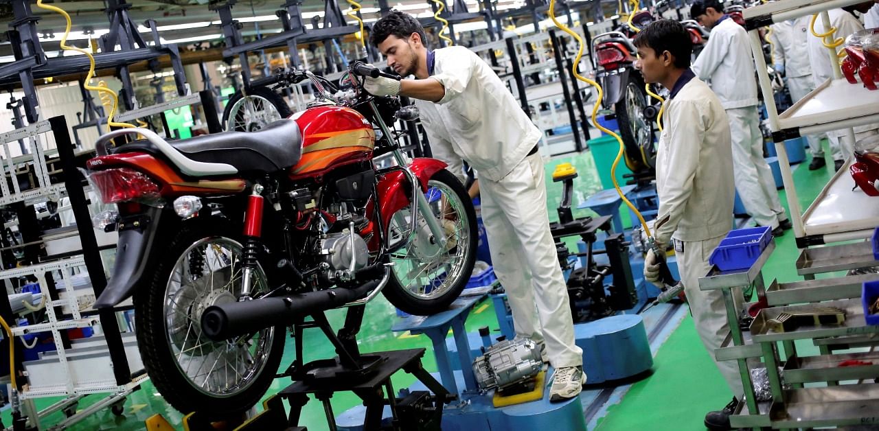The company said it sold a total of 15.68 lakh units of two-wheelers in the fourth quarter. Credit: Reuters File Photo