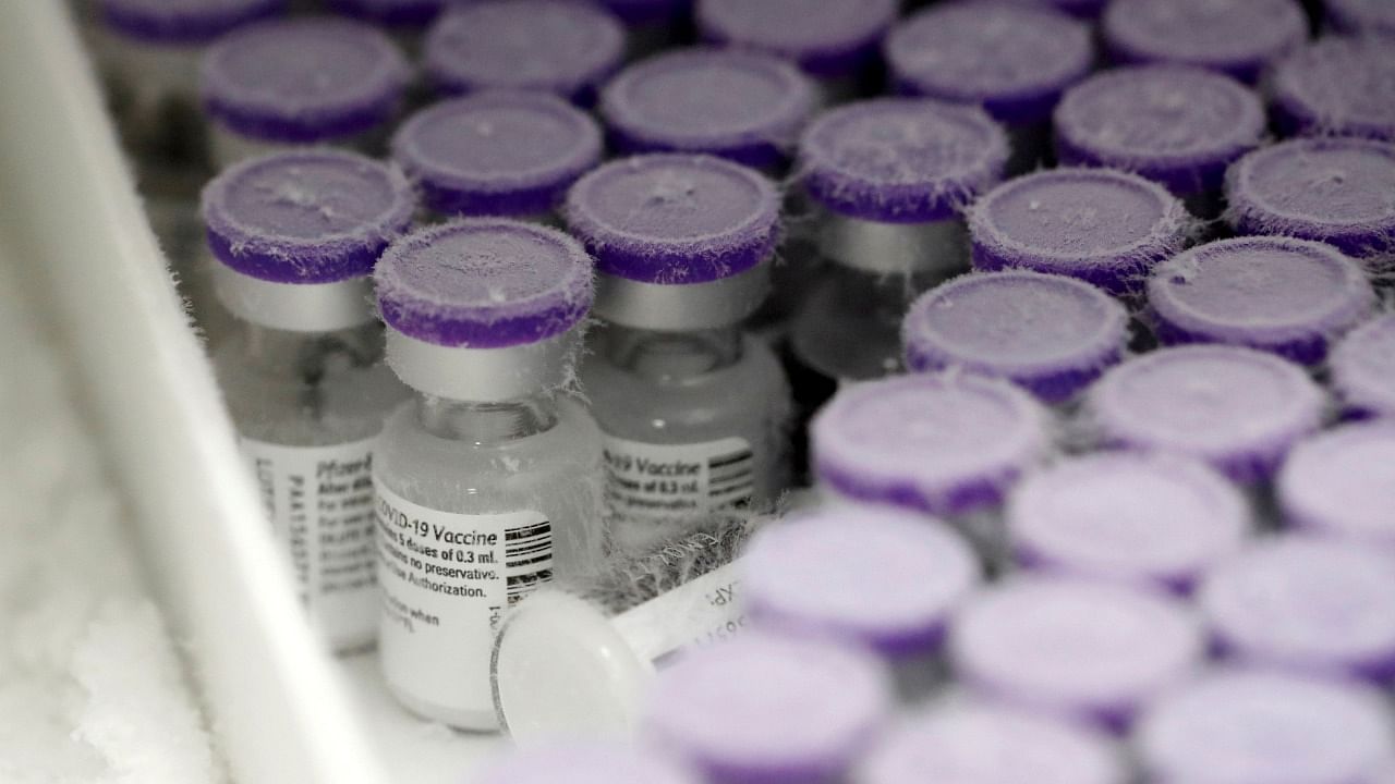 Pfizer/BioNTech Covid vaccine. Credit: Reuters File Photo