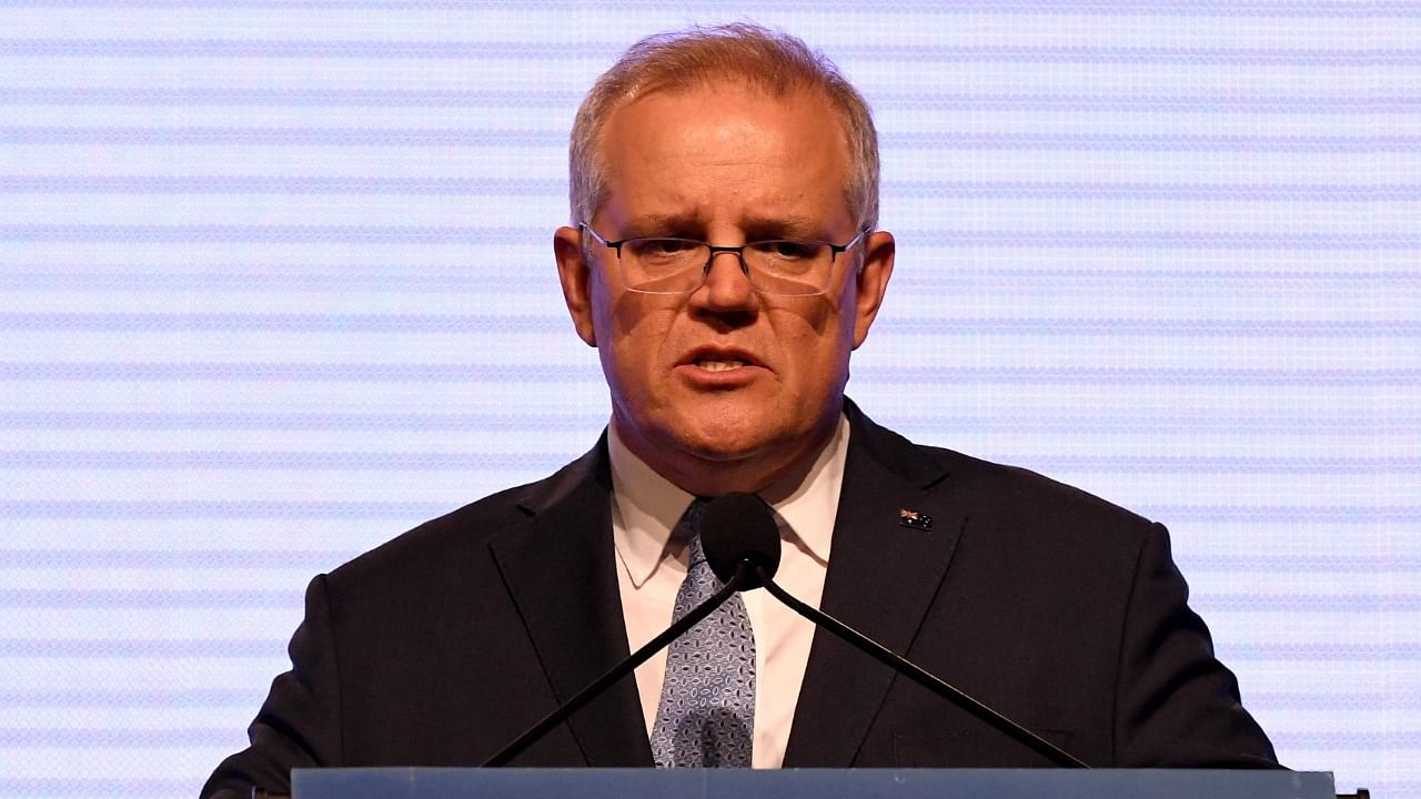 Australia's Prime Minister Scott Morrison. Credit: AFP Photo