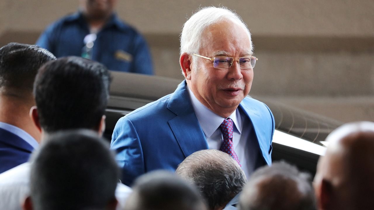 Former Malaysia Prime Minister Najib Razak. Credit: Reuters File Photo