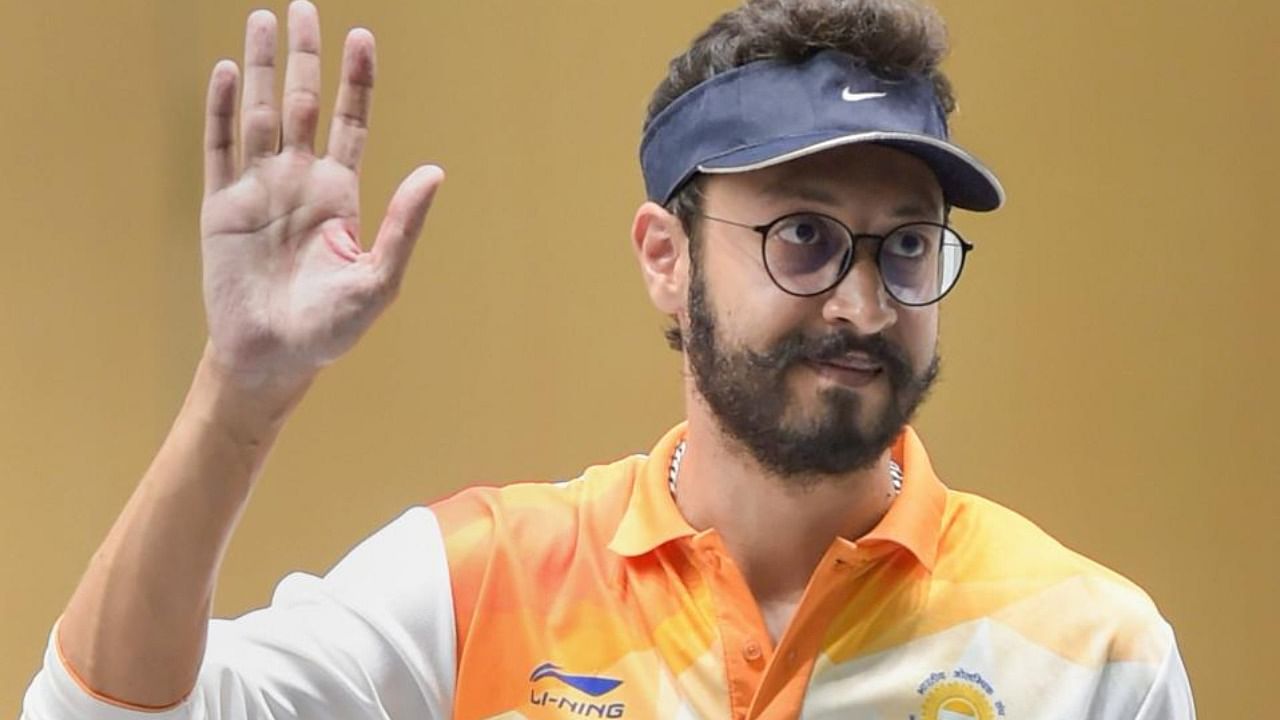  Indian shooter bronze medalist Abhishek Verma. Credit: PTI Photo