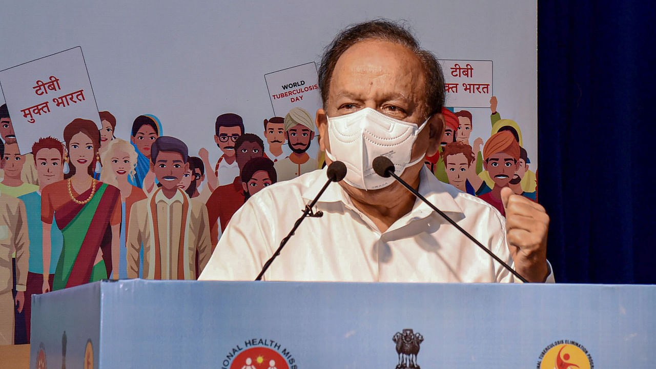 Union Minister for Health & Family Welfare, Science & Technology and Earth Sciences, Dr. Harsh Vardhan. Credit: PTI Photo