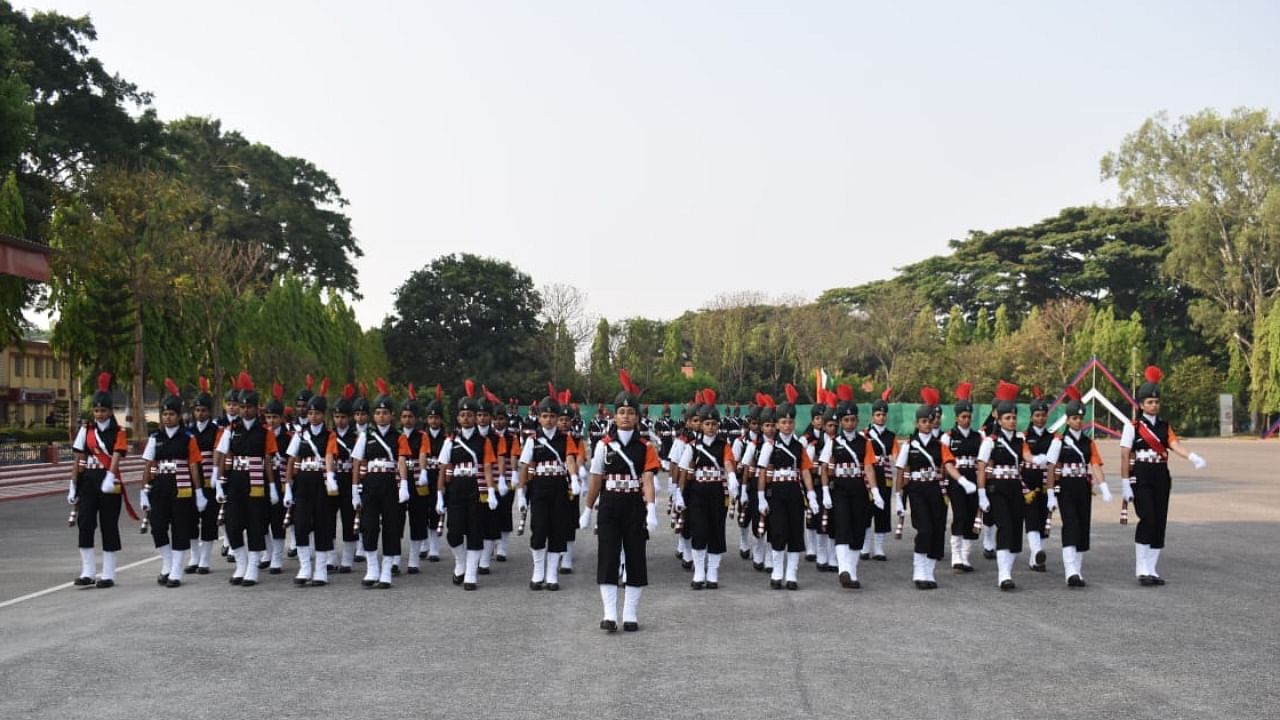 The attestation parade of this first batch was held at the Dronacharya Parade Ground of the Corps of Military Police Centre & School (CMPC&S) in Bengaluru. Credit: Indian Army