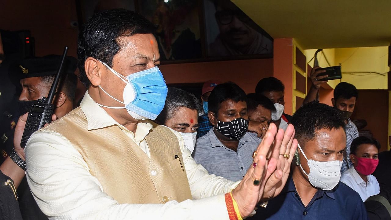 Sources said the party did not have strong ground to remove Sonowal given his "clean image" and performance in the past five years. Credit: PTI Photo