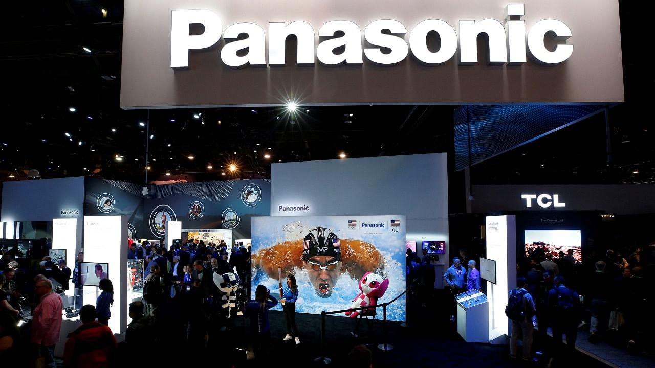 The Panasonic booth is shown during the 2020 CES in Las Vegas, Nevada. Credit: Reuters File Photo