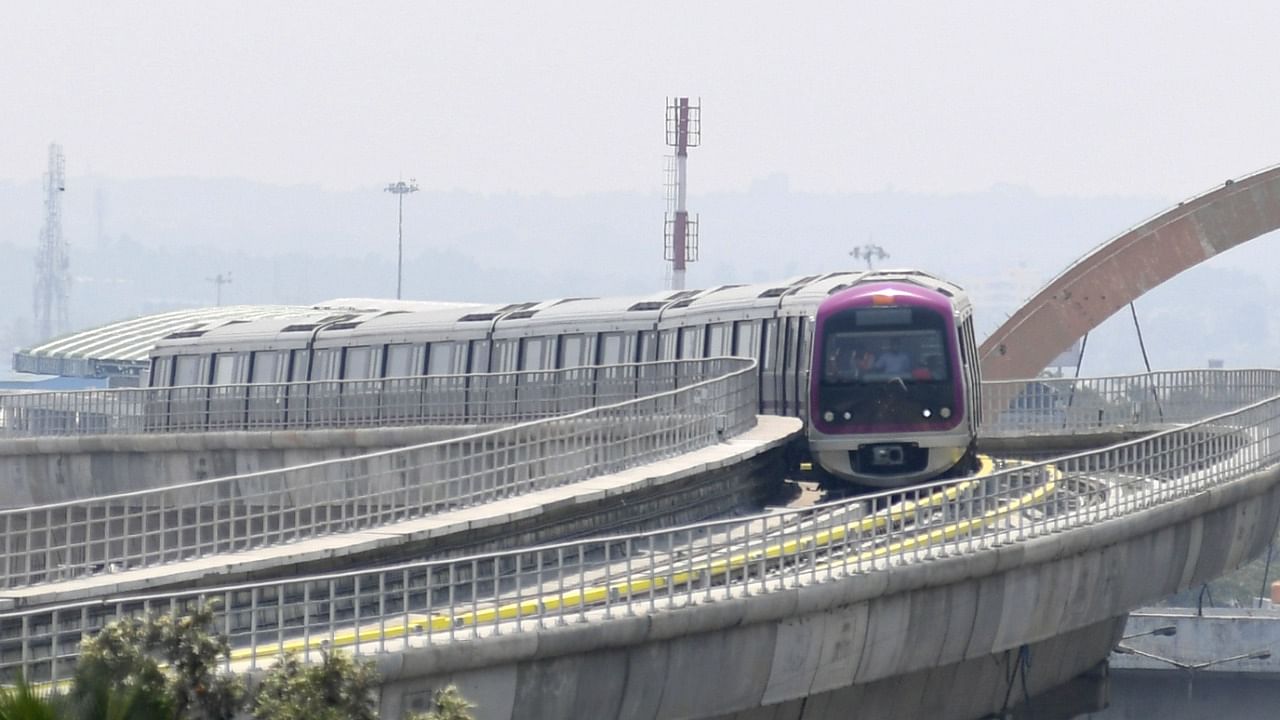 The panel is set to greenlight the ORR-KR Puram (Phase 2A) and Kasturinagar-Kempegowda International Airport (Phase 2B) metro lines. Credit: DH File Photo/Pushkar V