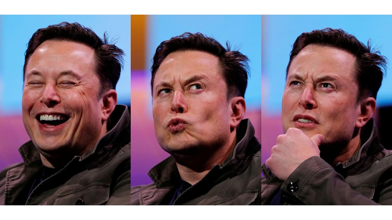 A combination picture shows Tesla CEO Elon Musk. Credit: Reuters File Photo